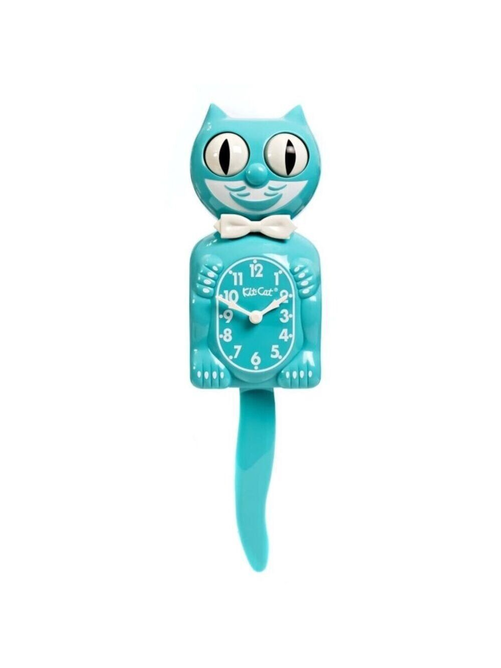 Vibrant Blue Turquoise Kit-Cat Klock Clock